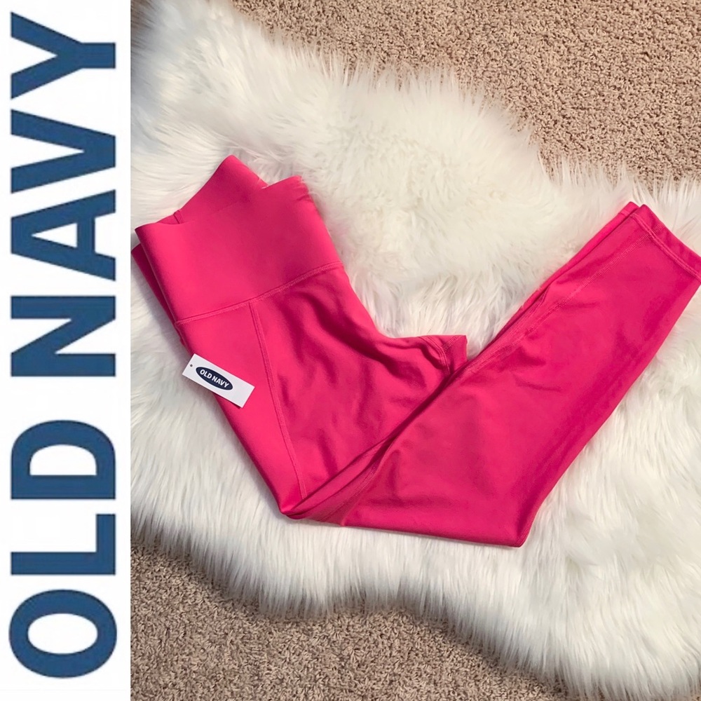 Old Navy Active Elevate Pink High Compression Leggings 💖NWT💖